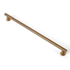 a wooden handle on a white background