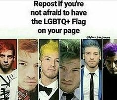 an ad for the lgbt - to - flag on your page shows men with different colored hair