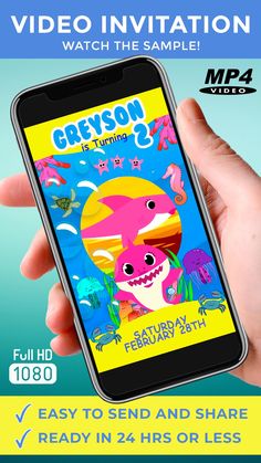 a person holding up a cell phone with an advertisement for geryson the sample