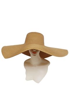 Floppy Gloss Basic Solid Colored Straw Sun Hat. 8.5" inch brim with head Circumference of about 57-58 cm. Size Adjustable Straps Inside Miku Design, Big Sun Hat, Big Bamboo, Bamboo Hats, Short Cake, Floppy Beach Hat, Oversized Hat, Floppy Hats, Beach Hats