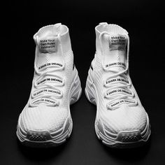 2019| Rebound - High Top New Breathable Sneakers - SpringLime White High-top Sneakers For Streetwear, White Urban Sneakers For Streetwear, White Lace-up Hip Hop Sneakers, White Urban High-top Sneakers For Streetwear, White Casual Sneakers With Letter Print, Casual White Sneakers With Letter Print, Urban Streetwear Sneakers For Summer, Urban Style Summer Streetwear Sneakers, Trendy High-top Sneakers With Letter Print