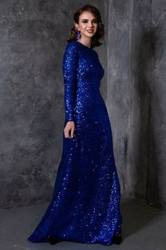 Blue Dress Glitter, Women Blue Dress, Blue Sequin Prom Dress, Maxi Frocks, Cape Top, Stylish Maxi Dress, Dress Glitter, Floral Frocks, Blue Sequin Dress