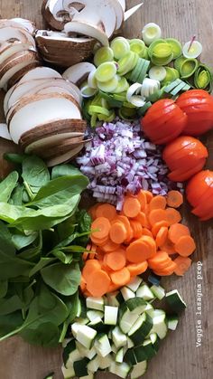 the vegetables are chopped up and ready to be cooked