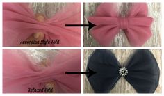 how to make a bow with tulle and sequins step - by - step instructions