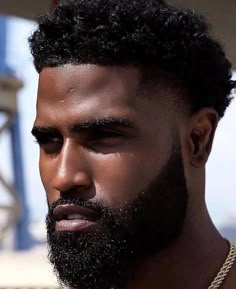 Crew Cut Haircut, Black Men Haircut, Men Beard