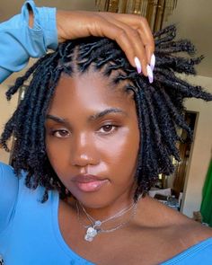 Black Women Short Locs, Loc Products, Locs Hairstyles For Women Short, Twa Hairstyles, Dread Hairstyles