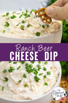 this ranch beer cheese dip is the perfect appetizer to serve at any party