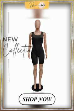 Biker Sleeveless Suspender Tight Short Jumpsuits Romper Black Unitard For Gym And Summer, Black Unitard For Sports In Summer, Black Stretch Unitard For Summer, Trendy Sleeveless Swimming Bodysuit, Trendy High Stretch Summer Unitard, Casual High Stretch Sleeveless Unitard, Sleeveless Black Unitard For Gym, Casual Black Unitard For Summer, High Stretch Sleeveless Unitard For Swimming