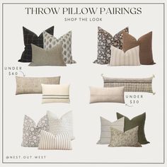 Shop Pillow Cover Combo Warm Neutral … and other curated products on LTK, the easiest way to shop everything from your favorite creators. Neutral Cushion Combinations, Pillow Pairings, Taupe Couch, Couch Pillow Arrangement, Light Gray Couch, Neutral Couch, Townhouse Renovation, Cushion Combinations