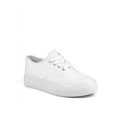 Be comfortable and stylish in these lace up women's sneakers that will pair perfect with any outfit. Lace up details and platform for added height and comfort. Size: 10.  Color: White.  Gender: female.  Age Group: adult. Casual Lace-up Canvas Shoes With White Laces, Lace-up Canvas Shoes With Thick Bottom And White Sole, Casual Lace-up Sneakers With Thick Bottom, Casual Canvas Shoes With Thick Bottom, Casual Low-top Sneakers With Thick Bottom, White Sole Lace-up Sneakers With Thick Bottom, White Sole Sneakers With Thick Bottom And Lace-up, Casual Wedge Sneakers With Laces, Trendy Thick Bottom Lace-up Skate Shoes