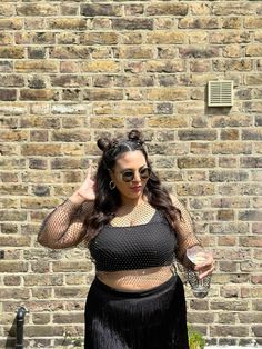 Mini Skirt Outfit Festival, Curvy Festival Outfit, Techno Outfit Rave, Techno Rave Outfit, Rave Outfits Plus Size, Edm Concert Outfit, Edm Concert, Techno Festival, Techno Outfit