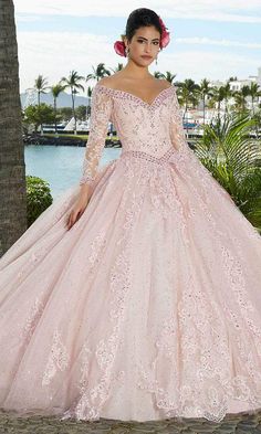 Mori Lee 89360 - Shimmered Tulle Quinceañera Dress – Couture Candy Quince Photos, Era Dresses, Gown Silhouette, Long Mermaid Dress, Sheath Wedding Dress Lace, Dress Couture, Long Gowns, Quince Dress, Gown Skirt