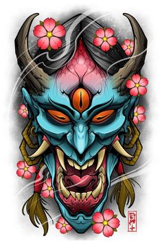 Tato Joker, Tato Tradisional, Samurai Tattoo Design, Japan Tattoo Design