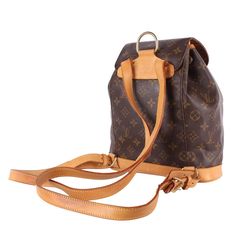 Authentic, pre-owned Louis Vuitton Brown Monogram Montsouris Backpack Mm (Medium size). Features monogram canvas with leather trim, front zippered pouch, top string closure with buckle front flap, the interior has a brown textile lining with slip pocket, adjustable shoulder straps. This bag is perfect for shopping, travel, school, and hands-free needs. Unisex bag! You will love the luxury design of this breathtaking backpack. Authenticity Date Code: SP0917 Made in France Strap Drop: (adjustable) Daily Monogram Canvas Backpack With Adjustable Strap, Daily Use Monogram Canvas Backpack With Adjustable Strap, Brown Monogram Canvas Backpack, Classic Brown Monogram Canvas Backpack, Montsouris Backpack, Leather Formal Shoes, Pre Owned Louis Vuitton, Louis Vuitton Brown, Quality Handbags