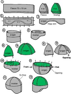 the instructions to make a paper hat