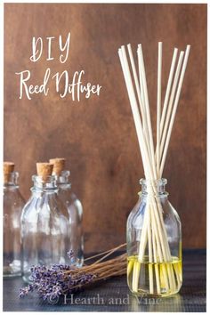 How To Make Oil Diffuser At Home, Diy Home Diffuser, Diy Fragrance Diffuser, Home Fragrance Diy, Essential Oil Home Fragrance, Reusable Things, Incense Making