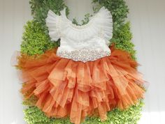 Cute Peach Party Dress, Orange Summer Party Tutu Dress, Fitted Pageant Dress For Spring Birthday, Summer Fitted Pageant Dress With Ruffles, White Spring Pageant Dress, Fitted Summer Pageant Dress With Ruffles, Summer Baptism Dress For Pageant In Tulle, Summer Baptism Dress For Pageant With Tulle Material, Princess Style Baptism Dress For Summer Pageant