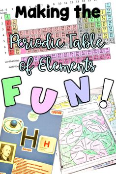 Periodic Table of Elements | Atoms | Do you need ideas, tips, strategies and activities to make your unit more exciting for your students? Learn how to teach this unit so that your kids will fall in love with this physical science unit. Periodic Table Activities Middle School, The Periodic Table Of Elements, Sixth Grade Science, Element Project, Table Of Elements