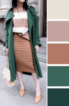 Colour Combinations Fashion, Color Combinations For Clothes, Cute Modest Outfits, Petite Fashion Tips, Soft Autumn, Color Palette Design, Green Outfit, Petite Fashion, Modest Outfits