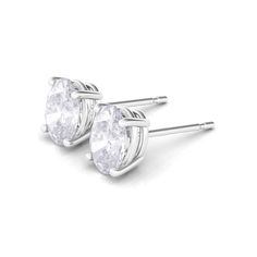 Something stunning. Light up your aisle style with the perfect pop of sparkle: these oval cut solitaire lab diamond earrings from HauteCarat. Diamond Stud Earrings, Oval Cut Diamond, Sustainable Jewelry, Diamond Stud, Emerald Cut Diamonds, Stunning Earrings, Oval Diamond, Lab Diamonds, Diamond Earrings Studs