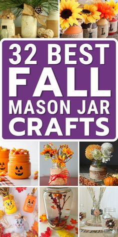 the best fall mason jar crafts