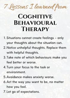 Cognitive Therapy, Cognitive Behavioral Therapy, Positive Self Affirmations, Behavioral Therapy, Coping Skills, Self Improvement Tips