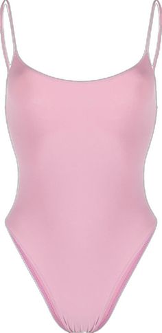 Swimsuit Pink, Pink Swimsuit, U Neck, Pink