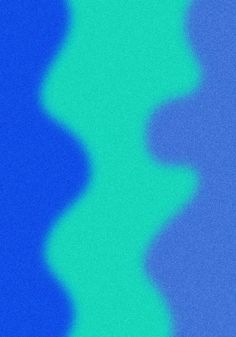 a blue and green background with wavy shapes