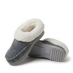 Relax no matter the weather with these unique, temperature regulating clogs that keep your feet cozy or cool. A soft flannel lining and fleece footbed alongside memory foam insoles provide unbeatable comfort. The easy on, easy off design adds a touch of extra convenience, and durable indoor/outdoor outsoles make these clog slippers the perfect go-to for around the house or running errands. When it's time for a quick refresh, these machine washable clogs are a breeze to clean. Winter Outdoor Clogs With Textured Footbed, Indoor Winter Clogs Made Of Synthetic Material, Synthetic Clogs For Indoor Use In Winter, Indoor Synthetic Clogs For Winter, Cozy Winter Clogs With Rubber Sole, Winter Outdoor Clogs With Removable Insole, Cozy Winter Slip-on Clogs, Cozy Indoor Winter Clogs, Cozy Winter Indoor Clogs