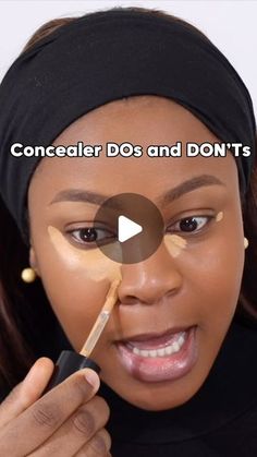 How To Put In Colored Contacts, Makeup Ideas Under Eyes, Applying Concealer Tutorials, Under Eye Concealer Placement, Concealer Tutorial How To Apply, Foundation And Concealer Tutorial, How To Blend Concealer Under Eyes, Concelear Makeup Best Placement, Only Concealer Makeup Tutorial