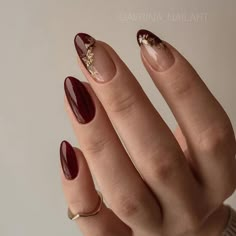 November Nails, Thanksgiving Nails, Xmas Nails, Classy Nails, Chic Nails, Short Acrylic Nails, Gold Nails, Holiday Nails, Acrylic Nail Designs