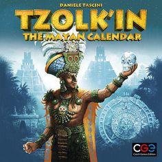 the board game tzolkin kalendarz maow is in its box