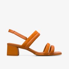 katie Sandals for Women - Summer collection - Camper USA Camper Shoes, Casual Design, Saved Items, Nubuck Leather, Perfect Shoes, Seasonal Fashion, Heeled Mules, Summer Collection, Color Combinations