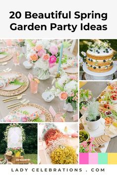 20 beautiful spring garden party ideas