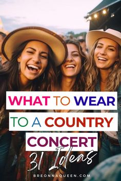 "From Nashville nights to festival fields, these 31 country concert outfit ideas will have every woman looking her best. Time to shine! #CountryConcertFashionista #MusicFestivalLooks" Outfit For Shania Twain Concert, Country Concert Outfit Ideas Without Boots, Country Concert Jeans, Willie Nelson Concert Outfit, Tim Mcgraw Concert Outfit, Country Concert Ideas, What To Wear To A Country Concert, Country Outfits Women Summer, Kenny Chesney Concert Outfit