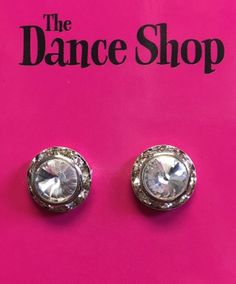 Dance Shop Competition Earrings 13mm Clear Clip Dance Earring, Competition Jewelry, Essential List, Dance Comp, Dance Earrings, Essentials List, Dance Teams, Dance Competition, Christmas Presents