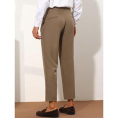 Crafted from 95% polyester and 5% spandex, these Lars Amadeus cropped dress pants offer a slim fit and a modern, stylish look. The solid color and pleated front add a touch of sophistication, making them suitable for various occasions such as weddings, business meetings, and daily casual wear. These pants can be easily paired with dress shirts, T-shirts, or polo shirts to create both casual and professional styles. Lightweight and comfortable, they are perfect for any wardrobe. Solid Dress Pants With Pockets For Business Casual, Solid Semi-formal Dress Pants With Pockets, Business Stretch Solid Dress Pants, Business Stretch Dress Pants, Stretch Solid Color Dress Pants For Business, Stretch Solid Dress Pants For Business, Solid Elastane Dress Trousers, Business Casual Fitted Solid Color Dress Pants, Fitted Solid Color Dress Pants For Business Casual