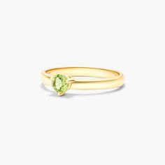 If you're looking for your next staple piece, look no further than August's grassy-green birthstone - Peridot. Choose your own birthstone or mix and stack several of these petite rings for a fashionable and trendy look. Petite Rings, Petite Ring, Birthstone Ring, Staple Pieces, Fashion Rings, Birthstone, Gemstone Rings, Yellow Gold, Gemstones