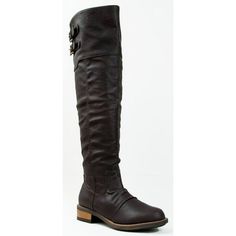 Hot Fashion Relax 39 Women's Riding Boots Faux Leather Knee High Manmade Sole Lightweight Qupid Shoes - Fashion Forward Shoes Quality Man Made Materials Size: 6.5 B(M) US.  Color: Brown.  Gender: female.  Age Group: adult. Women Casual Flats, Low Heel Boots, Womens Riding Boots, Qupid Shoes, Leather Block Heels, Womens Knee High Boots, Duck Boots, Western Cowboy Boots, Shoes Fashion