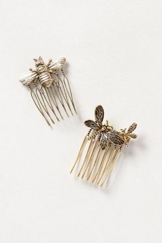 Elegant Updo, Sparkle Earrings, Hair Combs, Gold Hair, Side By Side, Up Hairstyles, Barrettes, Cute Jewelry, Hair Jewelry