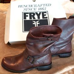 Brand New With Box Fry Boots Fry Boots, Frye Shoes, Box Color, Moto Boots, Women Shoes, Brand New, Boots, Women Shopping, Color