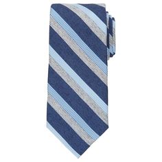 Show off your sense of style with this striped men's tie from Bespoke. Show off your sense of style with this striped men's tie from Bespoke. Watch now for simple tie-tying tips. Striped design Imported 3.125-inches wide Spot clean only Polyester Size: One Size. Color: Navy. Gender: male. Age Group: adult. Striped Ties For Workwear, Tie Tying, Men's Tie, Striped Tie, Ties Mens, Show Off, Stripes Design, Product Features, Bespoke