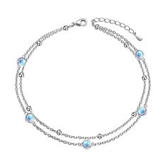 PRICES MAY VARY. Moonstone anklet bracelet was made of pure S925 sterling silver dainty but much more durable and strong than other material.Handpicked moonstone make it more spakling and eyecatching. moonstone charm layer with simple beaded chain save you time and money to match anklets,suitable for daily and summer beach dress. Length: 9 inches with 2(9-11) inches extender can adjust to your size,fastened with a sterling silver lobster clasp. An easy way to measure your ankle is to wrap a stri Moonstone Anklet, Anklets Jewelry, Anklets For Women, Anklet For Women, Beaded Heart, Summer Beach Dress, Ankle Chain, Sterling Bracelets, Silver Anklets