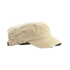 PRICES MAY VARY. Faded and Frayed Brim Adjustable Hook and Loop Closure Distressed Washed Cadet Army Cap Army Cap, Cap Mens, Vintage Wear, Velcro Straps, Baseball Caps, Hook And Loop, Cloth Bags, Vintage Looks, Low Profile