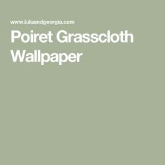 the cover of polret grasscloth wallpaper