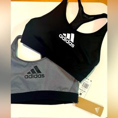 Adidas Outdoor Don’t Rest Alpha Skin Sports Bra Set Of 2 Grey Black And Black And White Both Medium Brand New 39 For 2 Functional Adidas Activewear For Sports Events, Adidas Activewear For Light Sports, Adidas Functional Activewear For Sports Events, Adidas Athletic Fit Activewear For Sports Events, Functional Adidas Activewear For Sports, Adidas Sweat Resistant Activewear For Workout, Fitted Adidas Activewear For Sports Events, Adidas Athletic Fit Activewear For Light Sports, Adidas Sweat Resistant Sporty Activewear