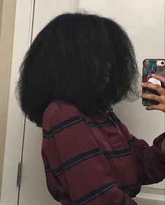 4c Thick Hair, Blow Dried Black Hair, Blow Dried Hair Black Women, Heat Trained 4c Hair, Blow Dry Hairstyles Black Women, Blow Dried Afro, 4c Relaxed Hair, Shoulder Length 4c Hair, Natural Hair Styles Blow Dried