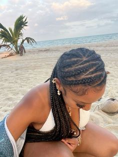 Cabello Afro Natural, Vacation Hairstyles, Quick Natural Hair Styles, Braided Cornrow Hairstyles, Cute Box Braids Hairstyles, Protective Hairstyles Braids, Pretty Braided Hairstyles, 4c Hair