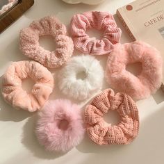 PRICES MAY VARY. 🎀 Premium Material - Made from high-quality velvet faux fur fabric, these scrunchies are soft, shiny, and gentle on your hair. They won't cause any pulling or damage. 🎀 Excellent Elasticity - Our scrunchies have an outstanding stretch that provides a secure hold without being too tight or too loose. Suitable for all hair types. 🎀 Versatile Hair Accessories - These scrunchies are perfect for various hairstyles, including ponytails, buns, and more. They work well on curly, wavy Ponytail Updo, Tie For Women, Pink Teddy, Rose Bonbon, Pink Fur, Pink Accessories, Elastic Hair Bands, Love Hair