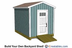 a small shed with the door open